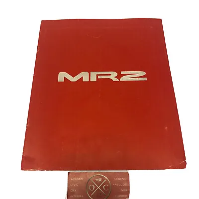 1990 Toyota MR2 Brochure Catalog JDM MR-2 Supercharged SW20 89-99 GT-S G-Limited • $39.95