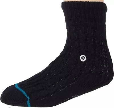 STANCE Rowan Slipper Socks Casual Knit Women's 5-7.5 / Men's 3-5.5 Black NWT • $19.99