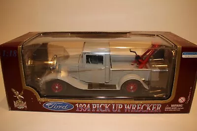 Road Legends 1934 Ford Wrecker Grey 1:18 Scale • $39.95