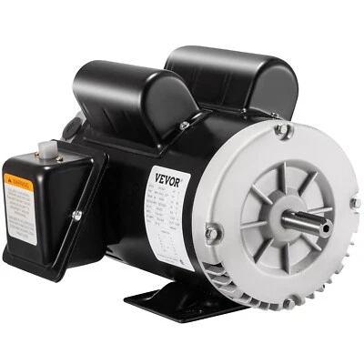 $163.99 • Buy VEVOR 5 HP SPL 3450 RPM Air Compressor 60Hz Electric Motor 208-230V 56Frame 5/8 