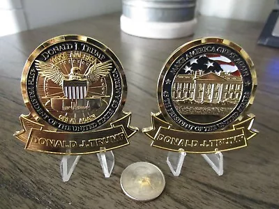 President Donald Trump White House MAGA POTUS Challenge Coin • $17.99