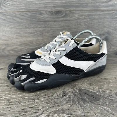 Vibram Fivefinger Shoes Women's Size 37 US 7 Gray White Black • $27.95