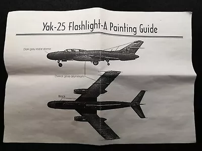 Red Hurricane Yakovlev Yak-25 'Flashlight- A' Kit No: 004-98 1:72 RARE- READ ON • £24