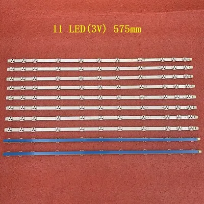 10pcs 11LED LED Strip For 32L3863DG 17DLB32NER1 VESTEL 32inch 32 NDV SVV315A39  • $49