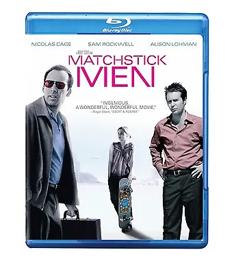 MATCHSTICK MEN (Nicolas Cage Sam Rockwell) -  Blu Ray - Region Free • £17.49