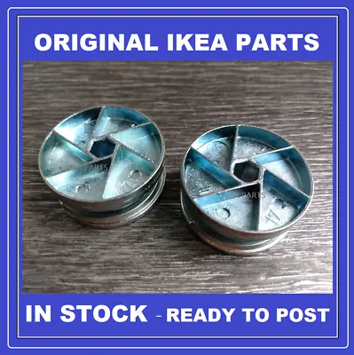 Ikea 114670 Cam Wheels Malm Hemnes Brimnes Original Replacement Spare Parts X2 • £3.95