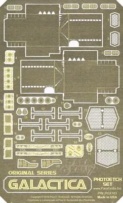 Battlestar Galactica (1978) Photoetch Set - PGX183 For Moebius 942 Kit • $34.95