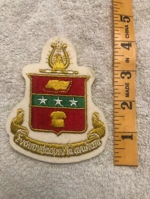 Alpha Chi Omega 4  Embroidered Crest Patch New - RETRO  VINTAGE • $9.95