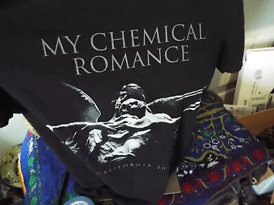 My Chemical Romance California 2019 T Shirt Black With Angels Large • $14