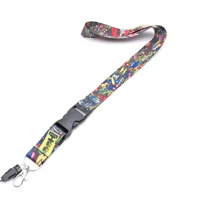1 X Multicolor JDM Lanyard Neck Cell Phone KeyChain Strap -MULTICOLOR • $14.99