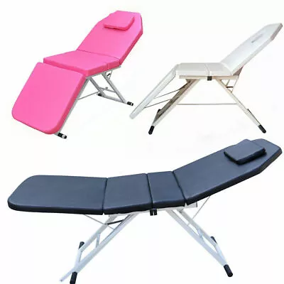 Salon Beauty Massage Couch Bed Chair Adjustable Recliner Table Stool Therapy SPA • £125