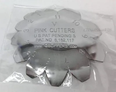 V French Acrylic Gel Nails Pink & White Cutter Tool - V Pink Cutters 1-11 • $12.73
