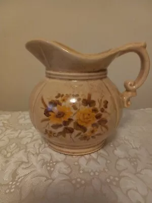 Vintage McCoy Pottery #7528 Floral Pitcher • $7