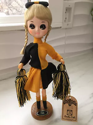 Vintage 1970's NOS Bradley Big Eye Cheerleader Debbie Doll W Original Box • $40