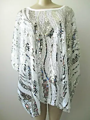 Joan Boyce Sequin Embellished Choice Of Color 3/4 Sleeve Top - Nwt • $68.71