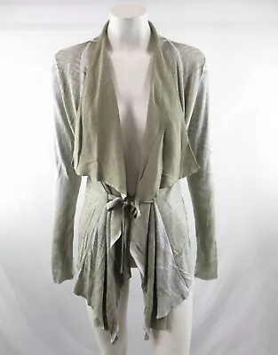 NWT MOTH Women's Waterfall Tie Front Cardigan Sweater Size M #OS127 • $49.99