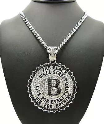 $33.99 • Buy THE BLACK WALL STREET & 18  ~ 30  Stainless Steel Cuban Chain Hip Hop Necklace