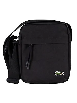 Lacoste Men's Logo Vertical Camera Bag Black • $114.35