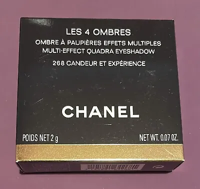 NEW Chanel Les 4 Ombres 268 CANDEUR ET EXPÉRIENCE Multi Effect Eyeshadow Quad • £30