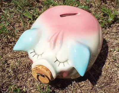 Vintage Hull Corky Pig Piggy Bank Made In Usa Vg Condition **no Reserve • $19