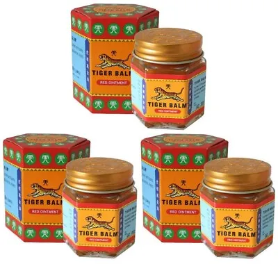 6 X Tiger Balm Red Ointment - 30 G • $59