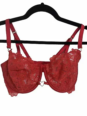 Victoria's Secret Dream Angels Push Up Bra Without Padding Red Apple 36DDD NWOT • $24