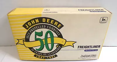 ERTL 1/64 Scale Die Cast John Deere 50 Years Tractor Trailer NIB #5127 • $1.25