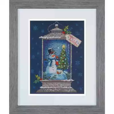 Dimensions Counted Cross Stitch Kit  Snowman Lantern  228x304cm DIY • $34.27