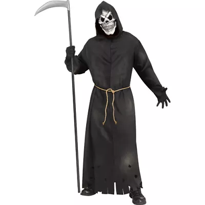 Skull Reaper Adult Halloween Costume Size STD • $13.49