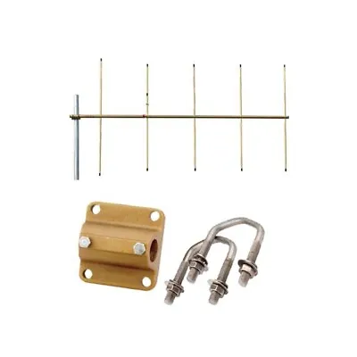 NEW Laird VHF Antenna Y1505: 150-174 MHz 5 Element 11 DBi Gold Anodized Yagi • $237