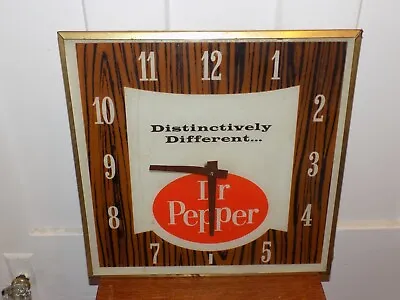 Vintage Distinctively Different Dr Pepper Pam Clock • $350