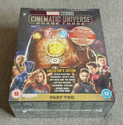 Blu Ray + 4k Ultra HD Marvel Cinematic Universe Phase Three Part Two New Sealed • £49.99