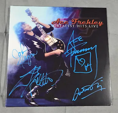 £245.44 • Buy Ace Frehley Comet SIGNED Greatest Hits AUTOGRAPH Vinyl Regan Anton Fig Howarth