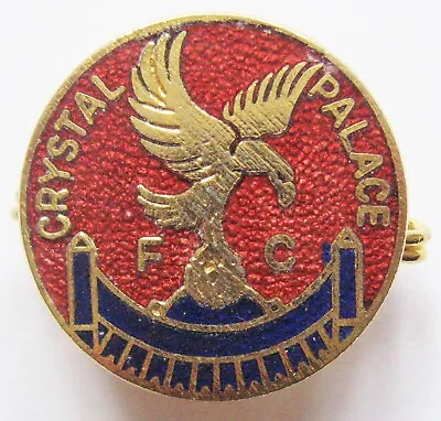 £12.99 • Buy CRYSTAL PALACE - Excellent Vintage Enamel Football Pin Badge By Coffer