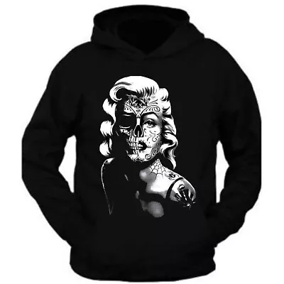 $29.99 • Buy Skull Zombie Face  Marilyn Monroe Hoodies Sweatshirt S - 3XL