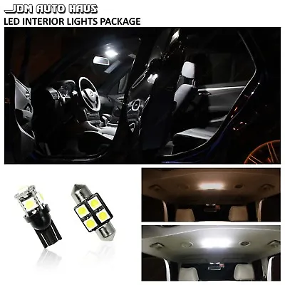 8x Bulbs White Interior LED Lights Package Kit Fits 2019 Hyundai Veloster N • $14.99