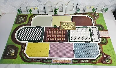 Electronic Mystery Mansion Board Game 1995 Replacement Game Board Rug & Planter • $18.95