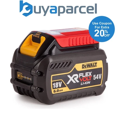 £89.99 • Buy Dewalt DCB546 18v / 54v XR FLEXVOLT 6.0ah Battery DCB546-XJ Cordless Flex Volt