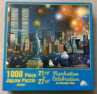 1000 Piece Puzzle Manhattan Celebration  Alexander Chen New York AC56201 SunsOut • $19.99