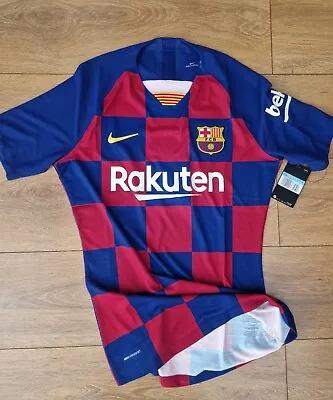 Bnwt Barcelona 2019/20 Player Issue Home Shirt Match Un Worn Vaporknit  Medium M • $143.19