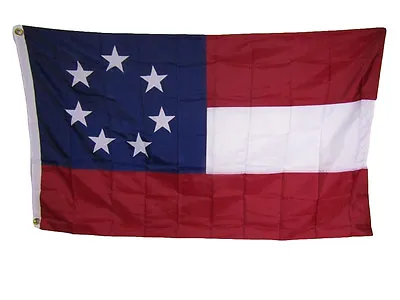 3x5 Embroidered 1st National Stars Bars 7 Stars Appliqued Stars 300D Nylon Flag • $37.76