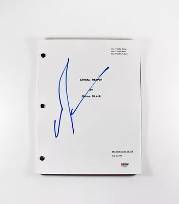 Mel Gibson Lethal Weapon Autographed Signed Script Authentic PSA/DNA COA AFTAL • $799.99