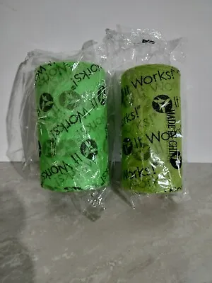 It Works! 6  And 4 Green FAB WRAP Roll Tape 2 New Sealed Rolls • $14.40