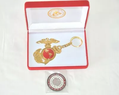 US Marine III MEF 1st MAW Coin Key Chain And Medallion For Those Who Serve • $15