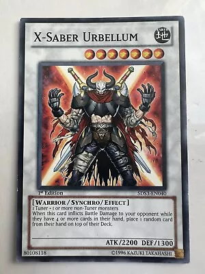 X-Saber Urbellum - 5DS3-EN040 - Common - 1st Edition - Yu-Gi-Oh! • $0.99