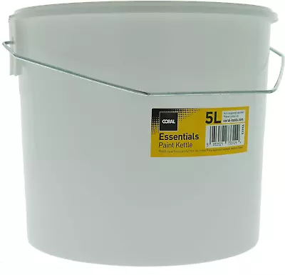 Coral 73312 Essentials Plastic Paint Kettle Container With Metal Handle For Pain • £6.06