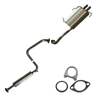 Stainless Steel Resonator Muffler Pipe Exhaust System Fits: 99-04 I30 I35 Maxima • $234.74