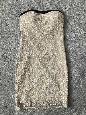 Women’s Size M Strapless Lace Dress - Worn Once • £3