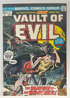 Marvel Comics Vault Of Evil #8 December 1973 • £47.41