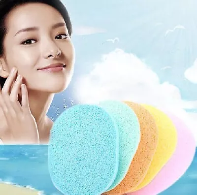 Soft Sponge Puff Make Up Facial Face Washing Cleansing Pad Natural Beauty Foam • £2.50